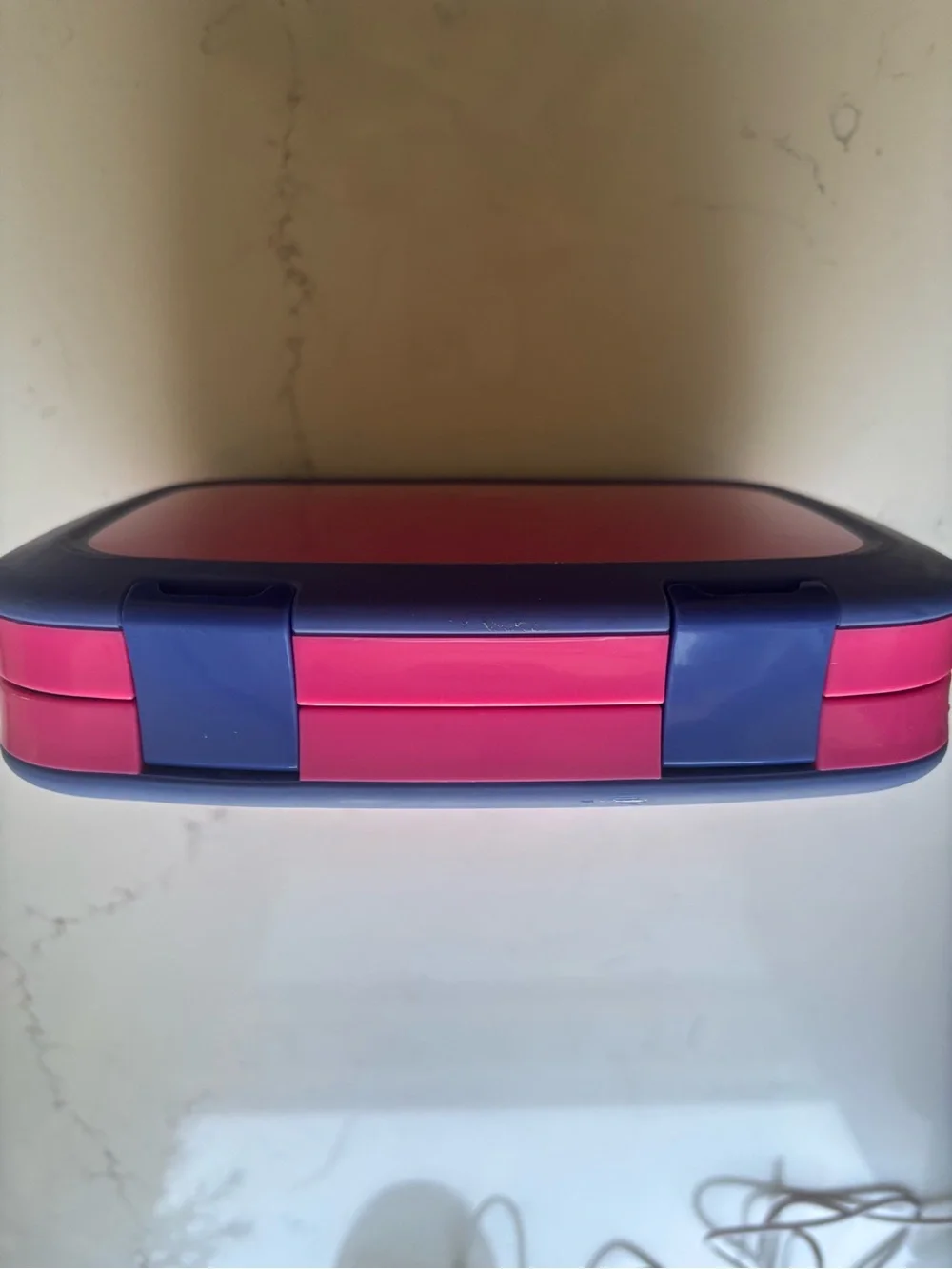 Bentgo Pink Lunchbox with Purple Trim